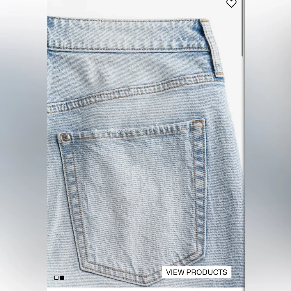 H&M High rise slim straight leg jeans - Picture 4 of 7
